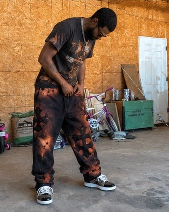 Custom “CPR” ComePaperReady designed baggy pants